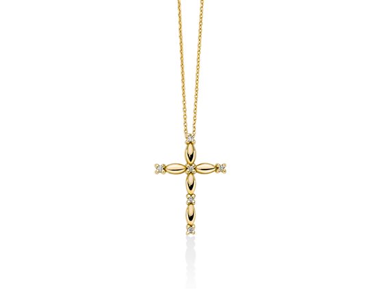 Collana Miluna Donna DIAMANTI 375 in Oro giallo Diamante CLD4678X - CLD4678X